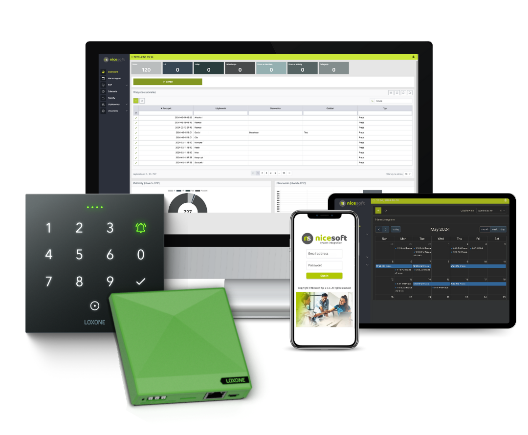 Integracja narzędzi do kontroli dostępu z systemem NiceWorkTime | Nicesoft